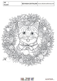 Mandala boyama sayfaları